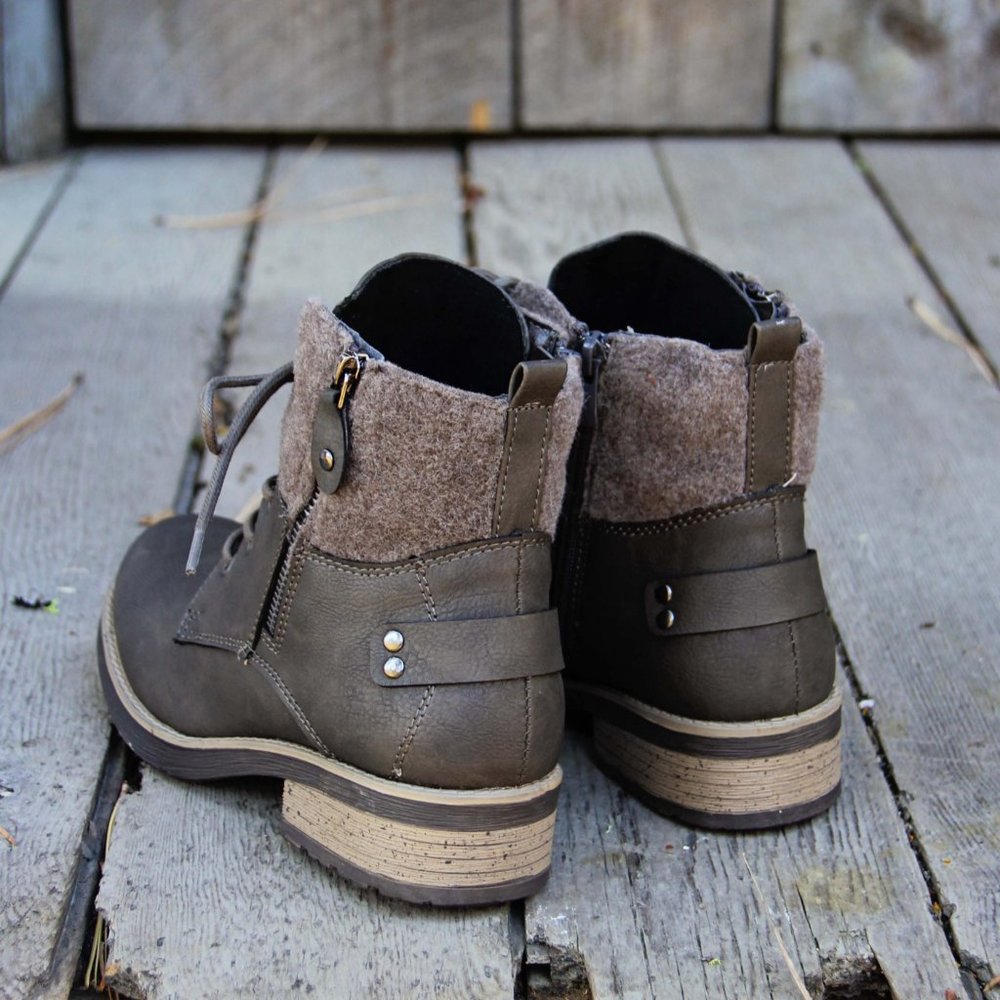 New Fall Rugged Field Boots Booties - Picture 4 of 4